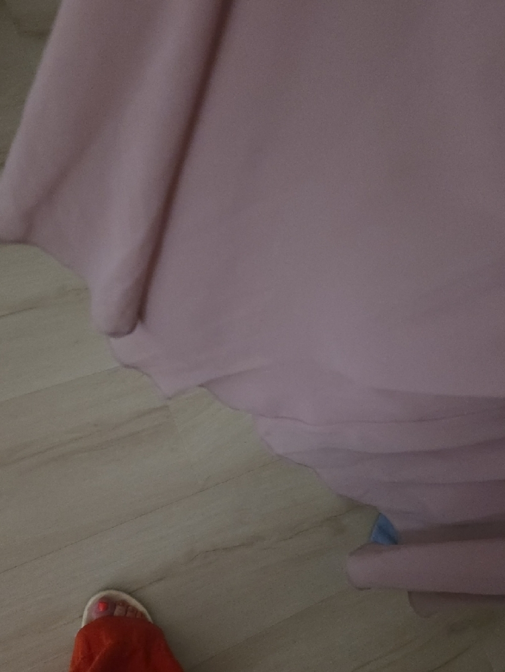 Lulu's Dusty Rose Ruffle V-Neck Maxi Dress - Picture 6 of 9